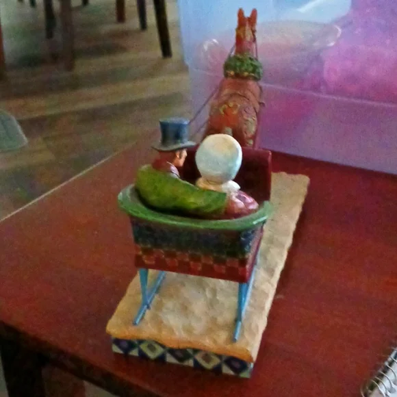 Jim Shore 2006 Dashing Into The Season Horse and Carriage Figurine - Picture 4 of 6